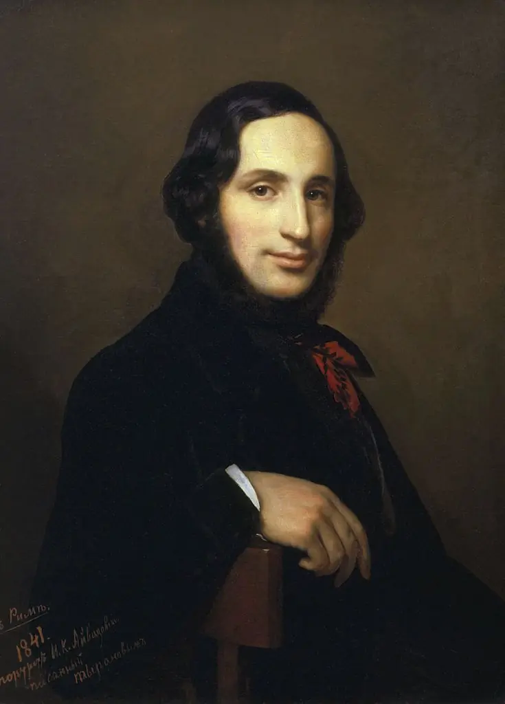 The portrait of Ivan Aivazovsky