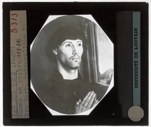 Hugo van der Goes. Portret van een man