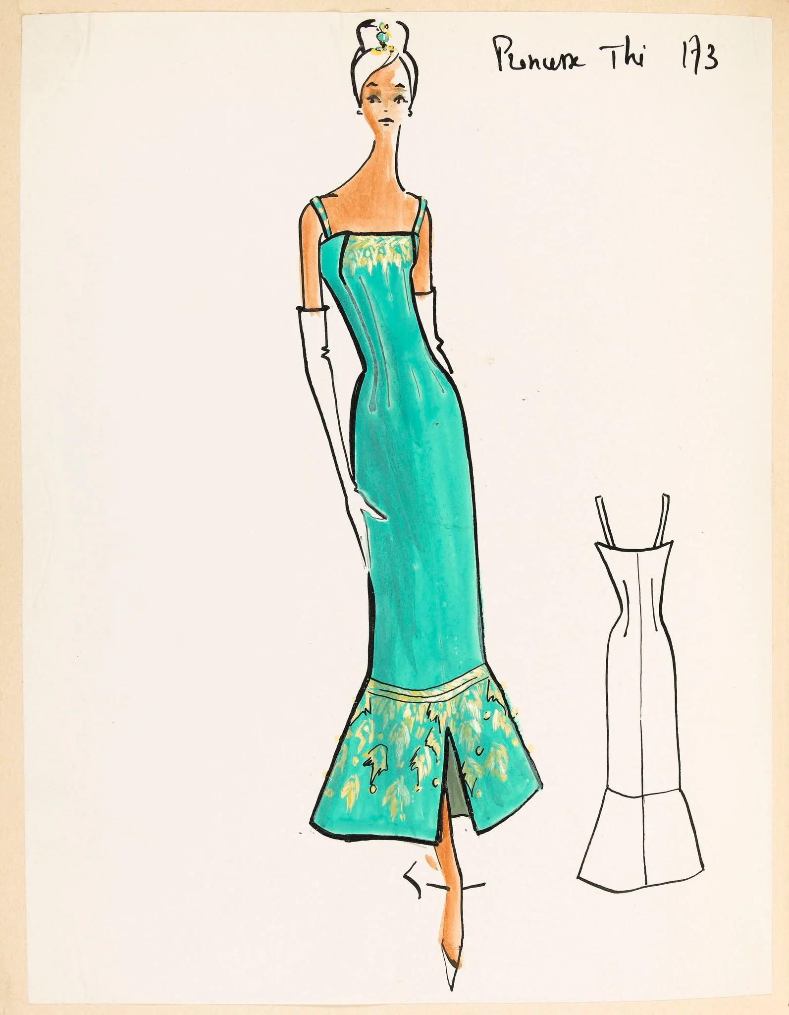 Princesse Thi, by Marie-Louise Carven, 1959
