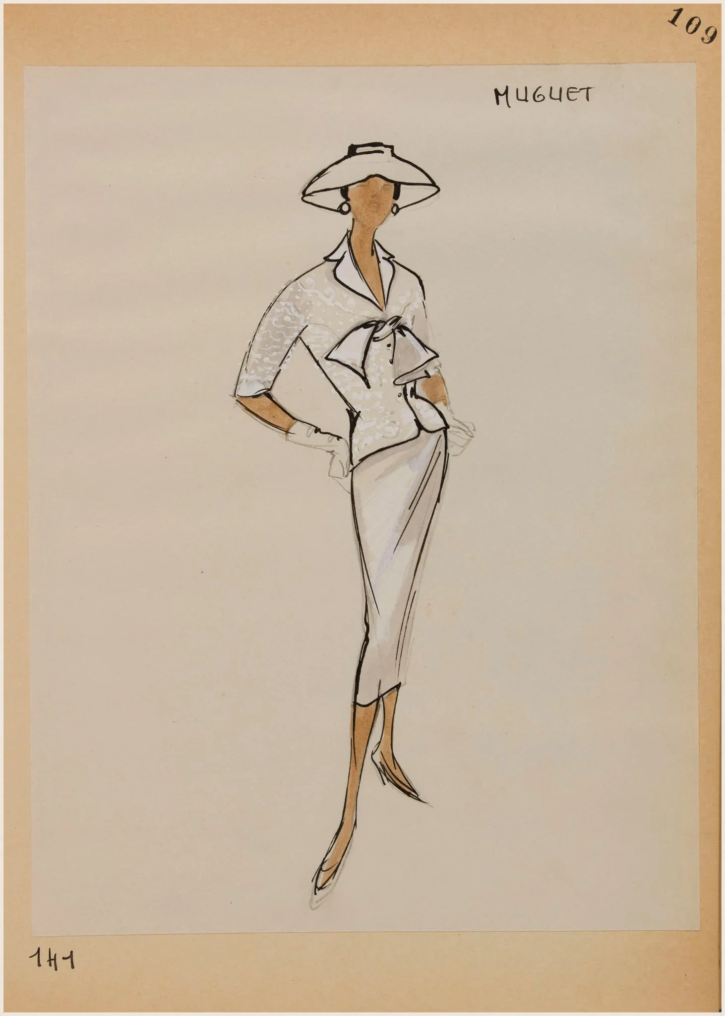 Muguet, by Marie-Louise Carven, 1956