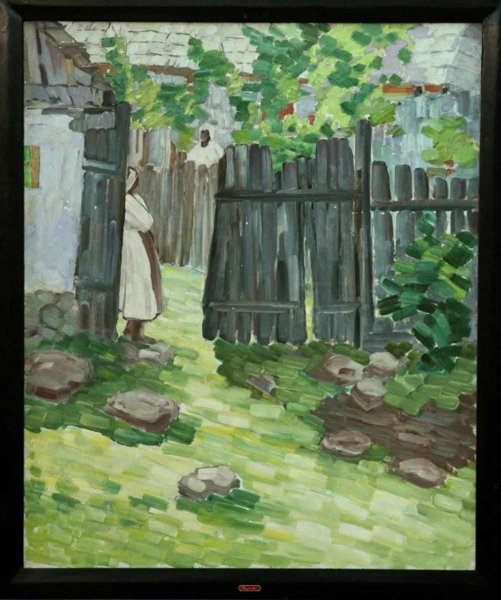 În poartă, by Aurel Popp, 1940