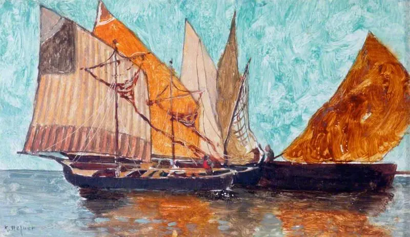 Sailing Boats at Chioggia, near Venice