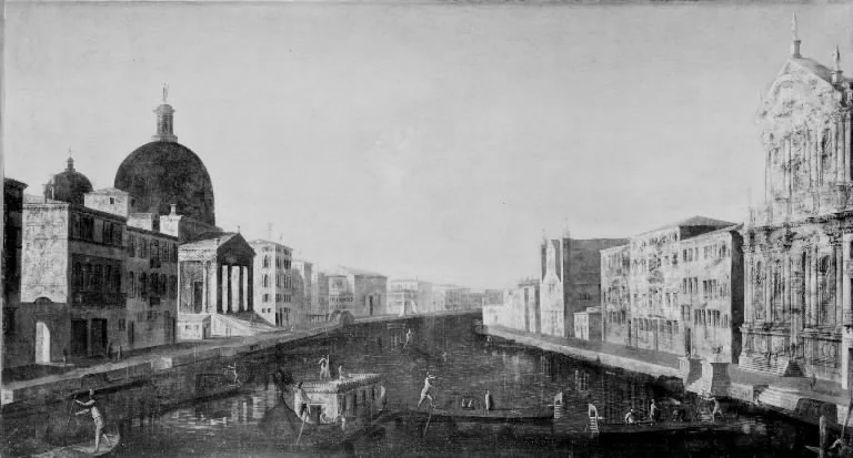 View of Canale Grande in Venice, by Michele Marieschi, oil, 1815