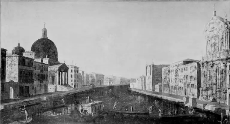 View of Canale Grande in Venice