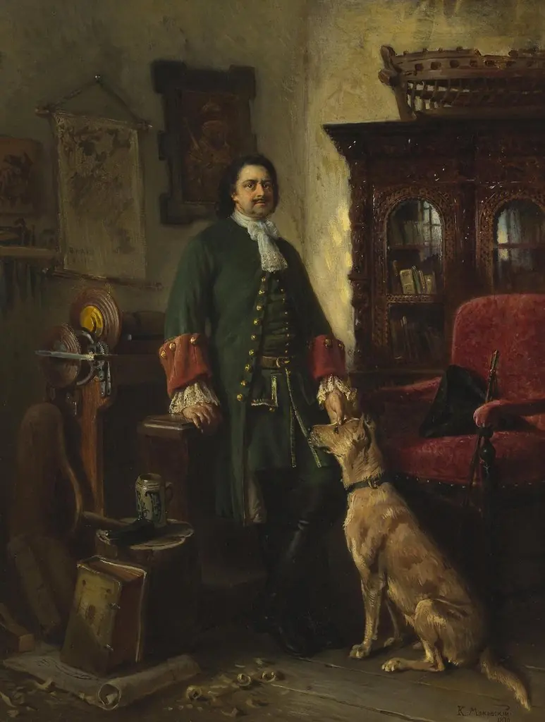 Peter the Great in His Studio
