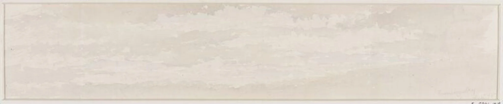 Studies of Clouds, by Thomas Brittain Vacher, watercolor, 1850