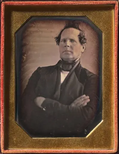 Portrait of Man Leaning Away from Camera