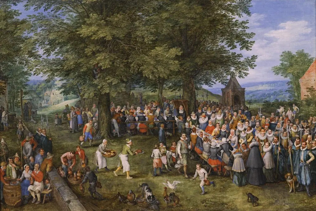 Wedding Banquet with the Archduke Albert and the Archduchess Isabel Clara Eugenia