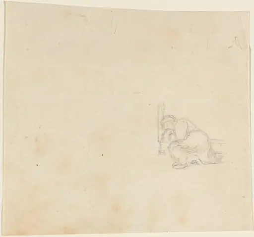 Figure Sleeping in a Doorway