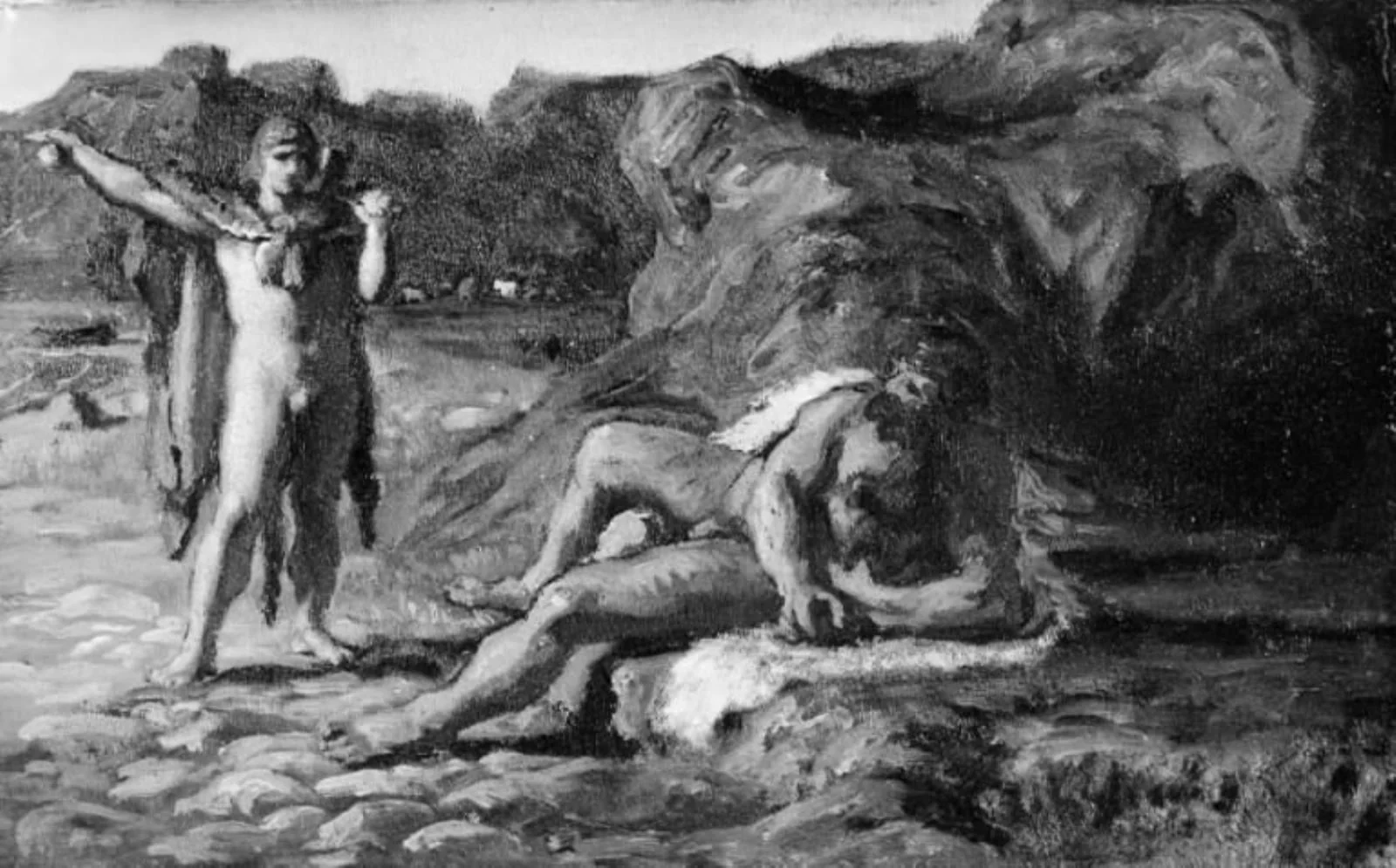 Thor and Hymir, by Unknown, 1850