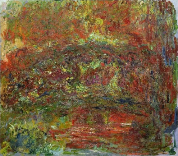 Le Pont japonais (W 1927), by Claude Monet, oil, 1921