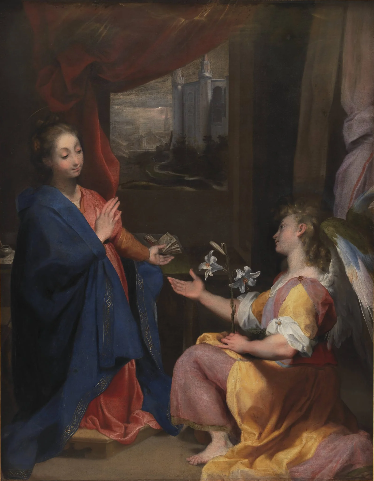 The Annunciation, by Unknown, 1550