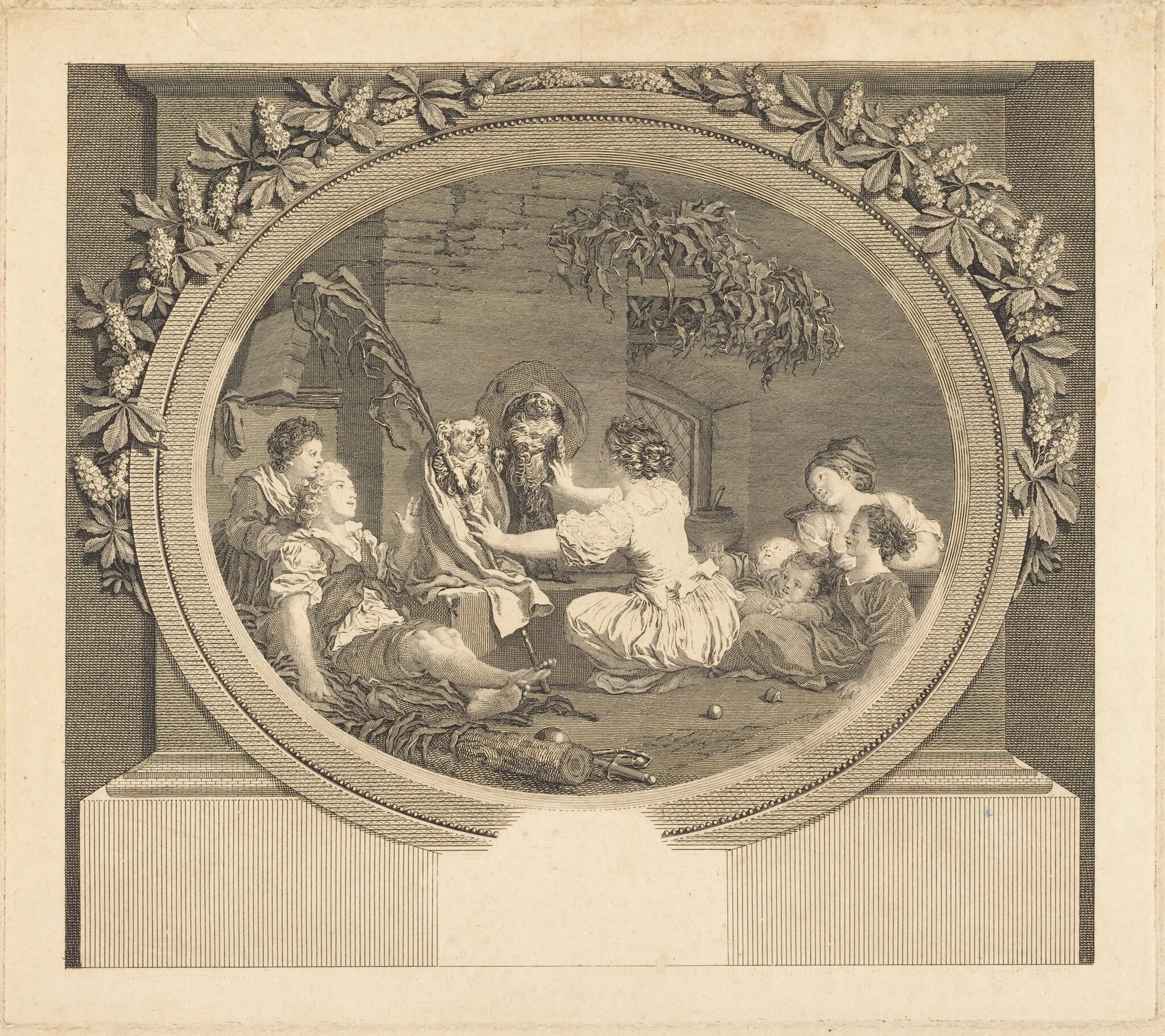 L'Education fait tout, by Nicolas Delaunay, ink, 1791