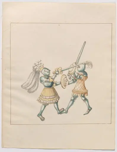 Foot Combat with Longswords and Buckler Shields