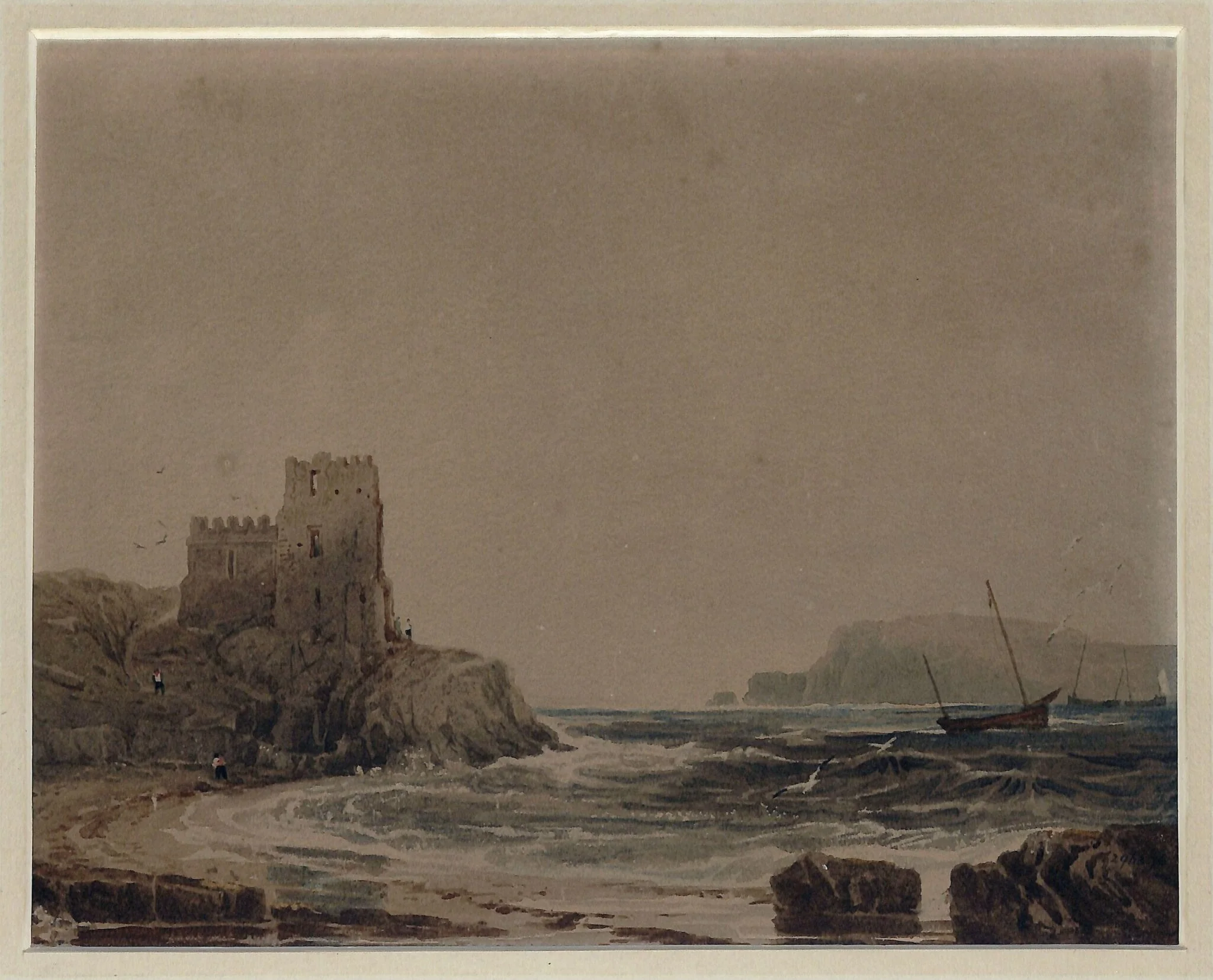 Castle on a Rocky Shore