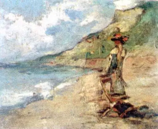 Femeie la mare