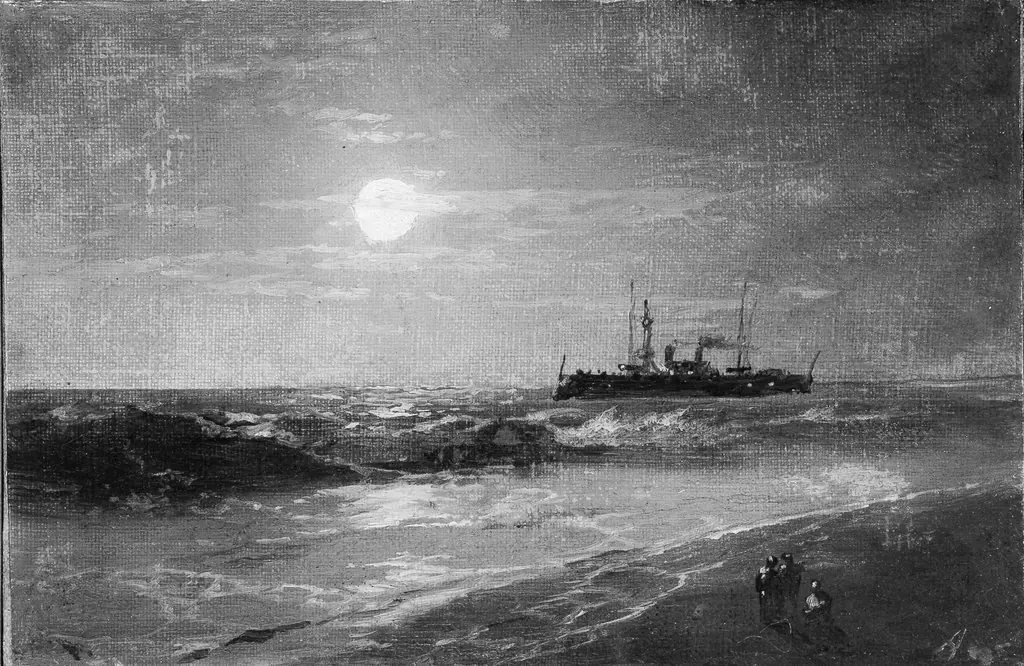 Ship by Moonlight
