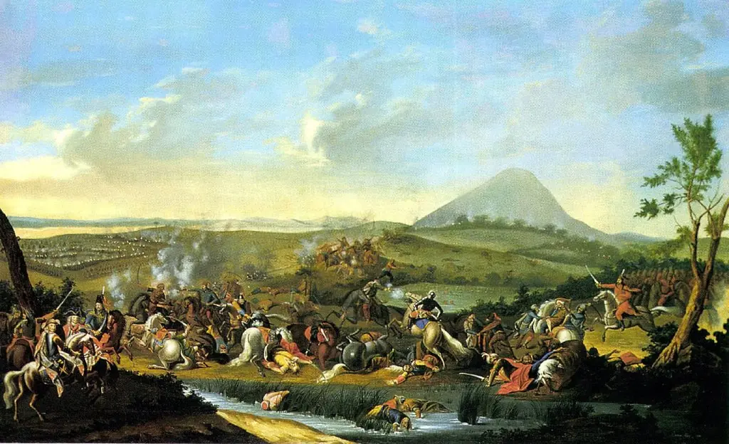 Battle of Mohács in 1687