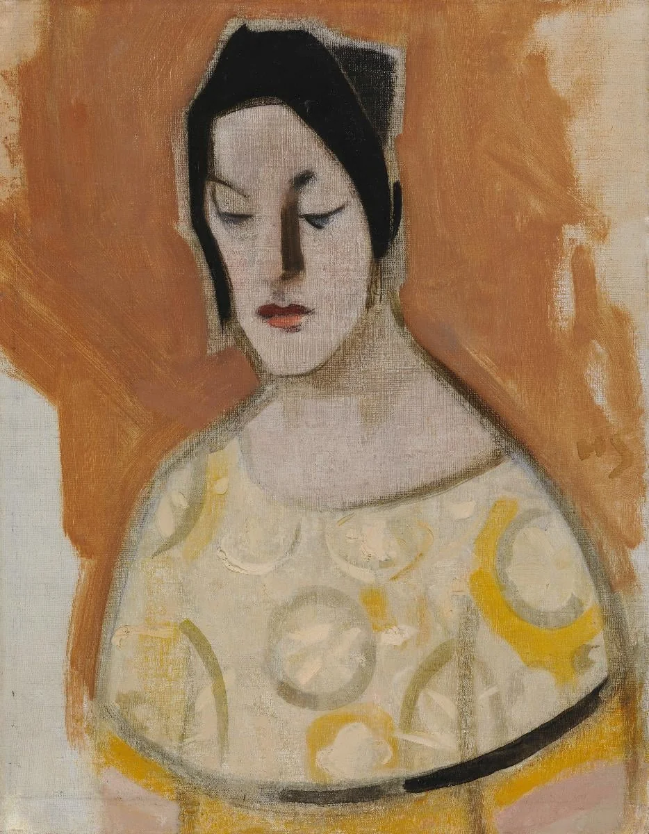 Ennustaja (Nainen keltaisessa leningissä), by Helene Schjerfbeck, unspecified