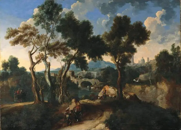 Landscape with figures
