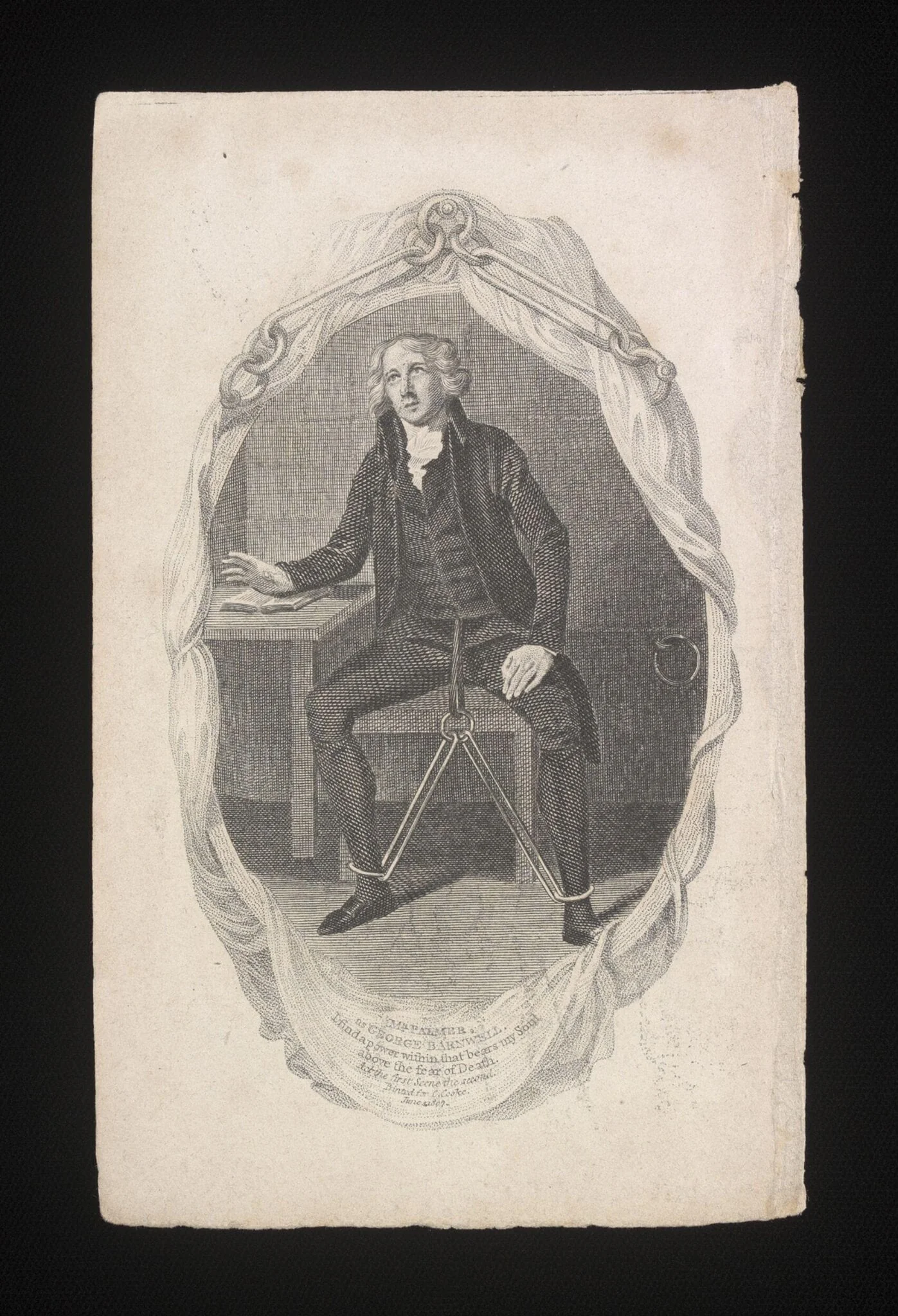 John Palmer as George Barnwell, by Unknown, 1
