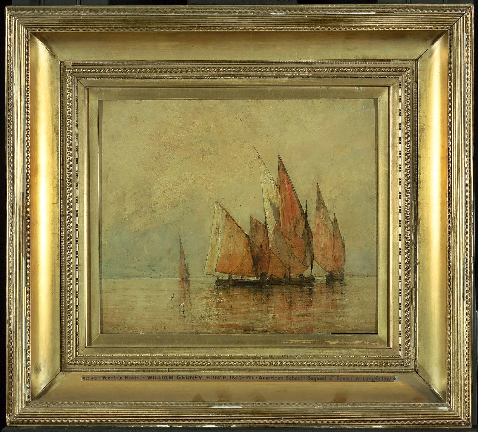 Venetian Boats, by William Gedney Bunce, unspecified, 1893