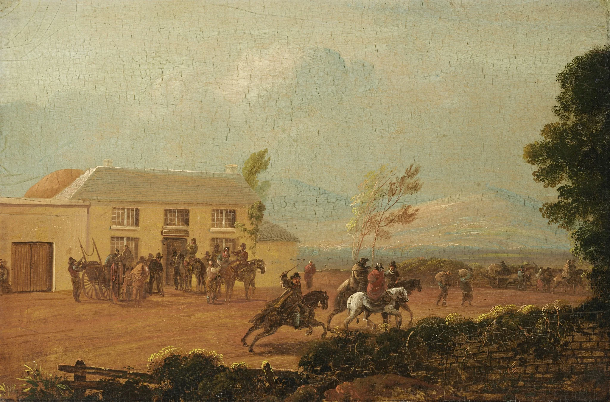 A View of the Inn, Baldoyle, by William Sadler, unspecified, 1820