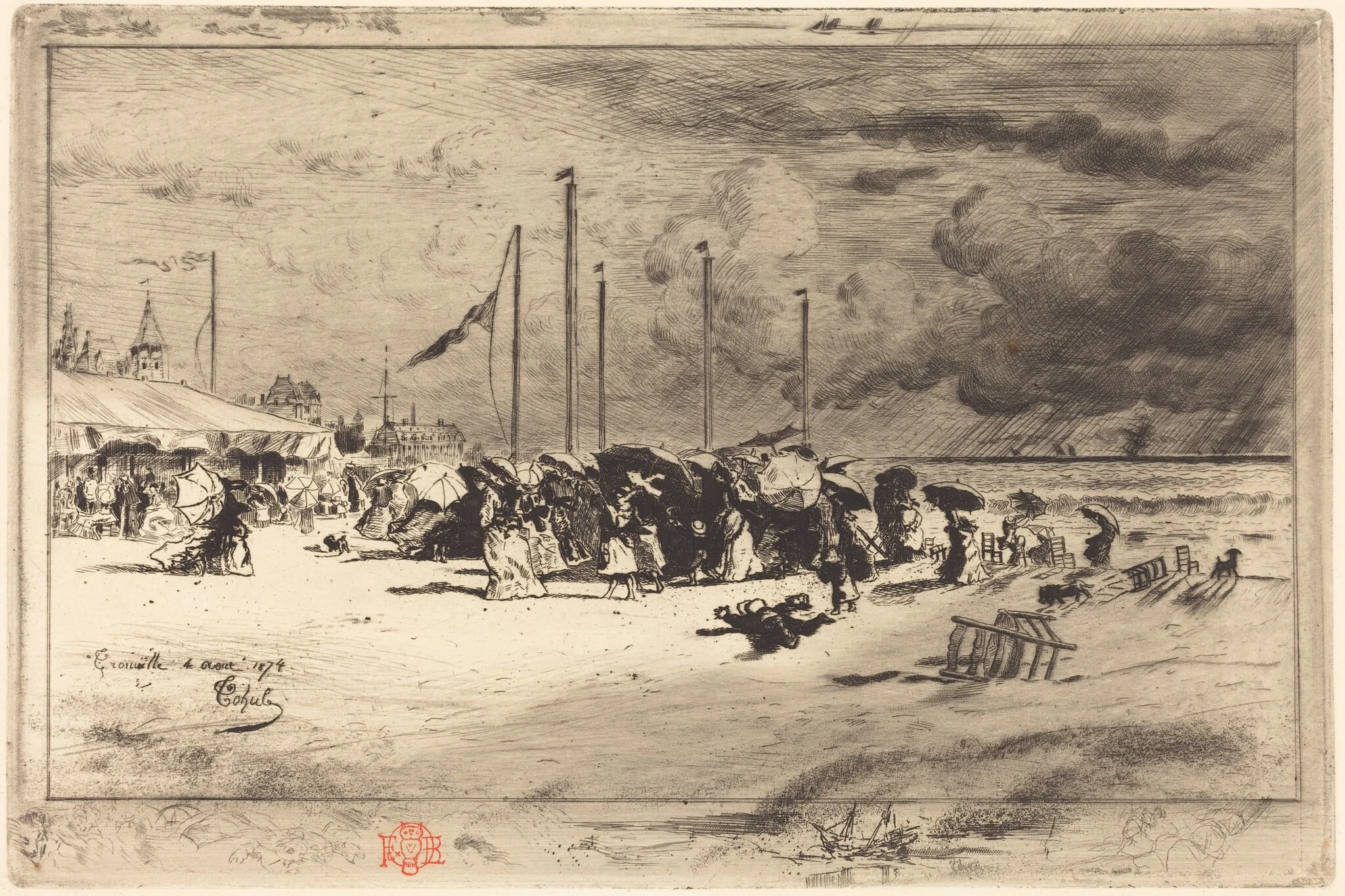 Un Grain à Trouville (Squall at Trouville)