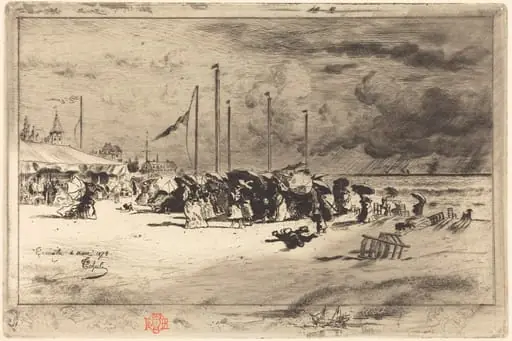 Un Grain à Trouville (Squall at Trouville)