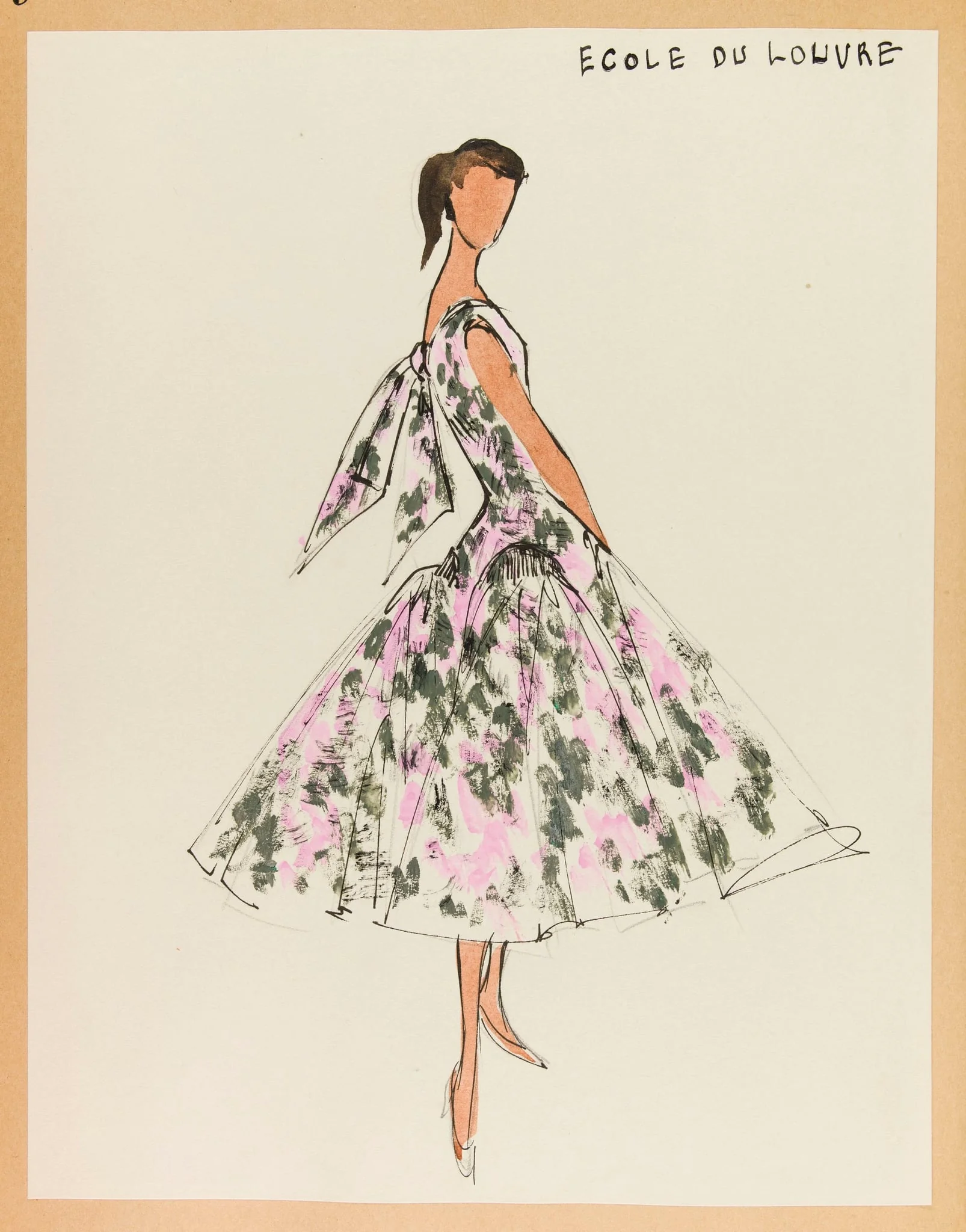 Ecole du Louvre, by Carven, 1955