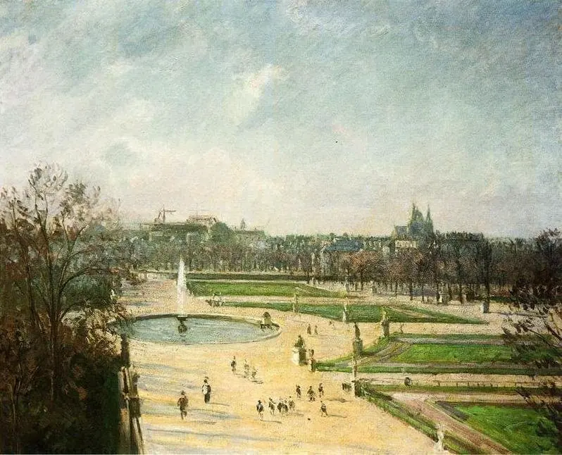 The Tuileries Garden, Morning, Sunshine