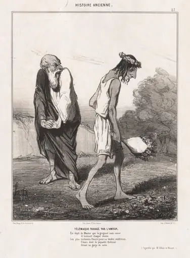 Telemachus Ravaged by Love