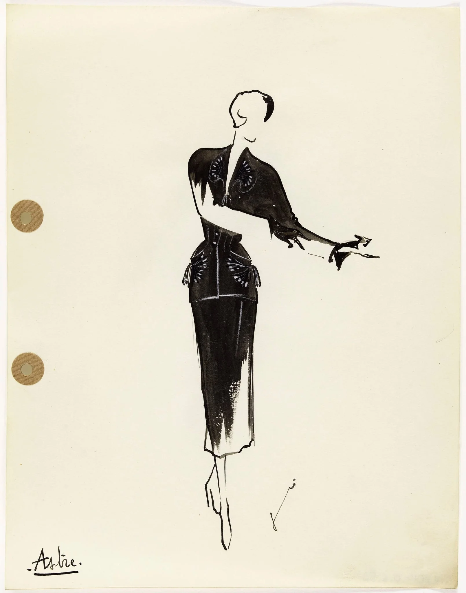'Astre', by Carven, 1949