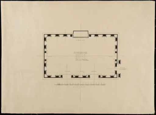 Plan of room.
