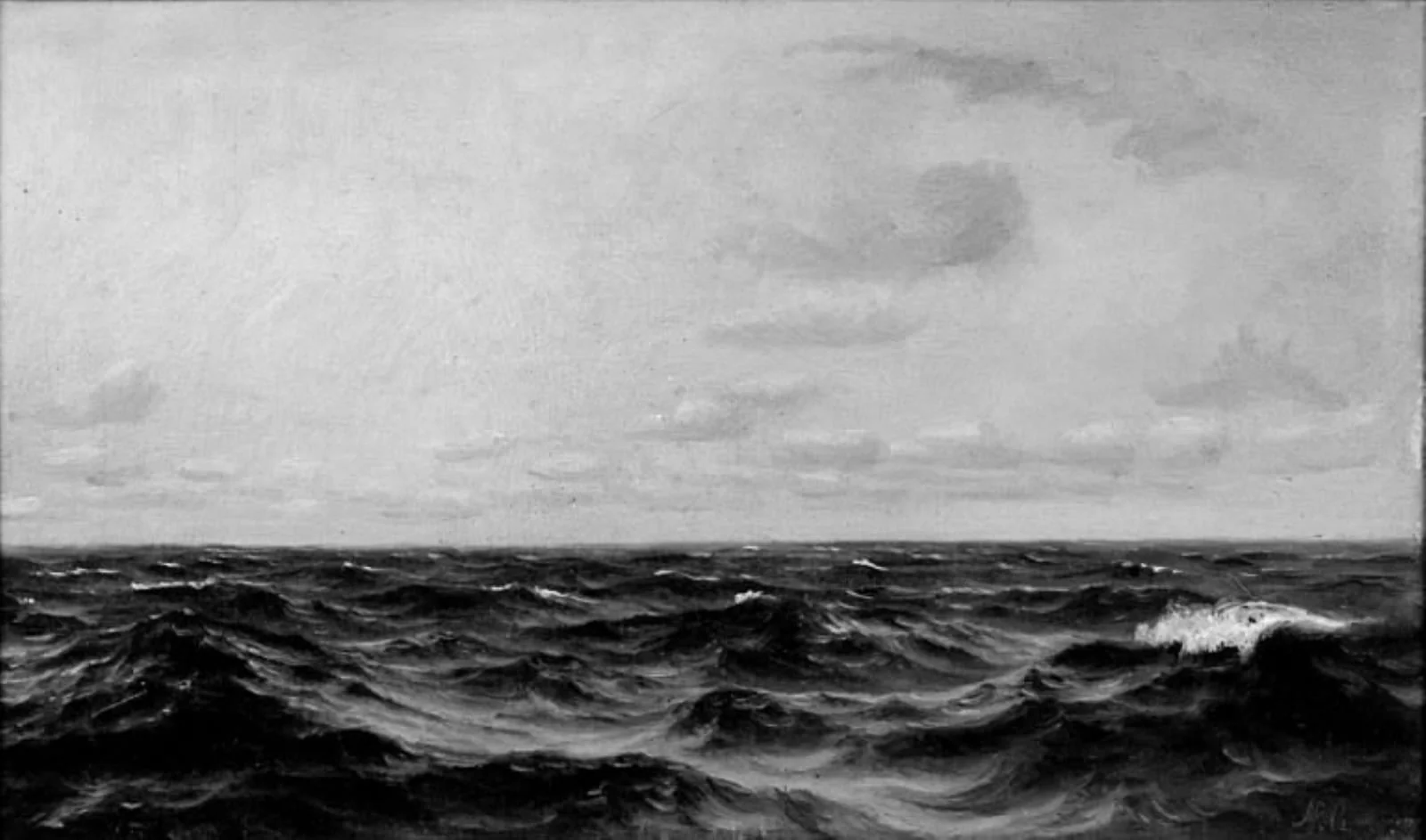 Eftermiddag på havet, by Unknown, 1882