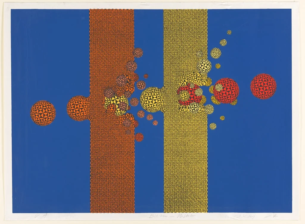 Untitled, by Miroslav Šutej, paint, 1967