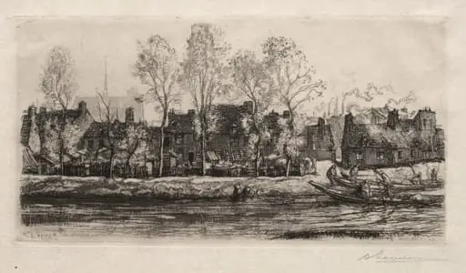Amiens, the Banks of the Somme