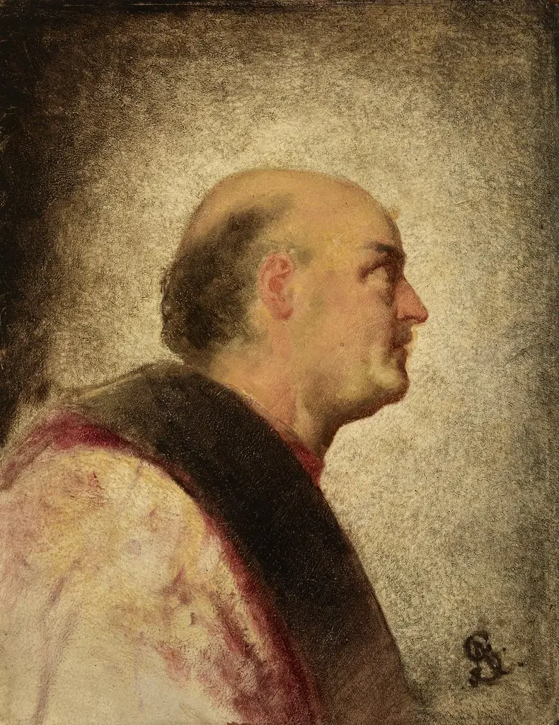 Venetian Dignitary – Copy of a fragment of the painting "The Fisherman Presenting the Ring to Doge Gradenigo" by Paris Bordone