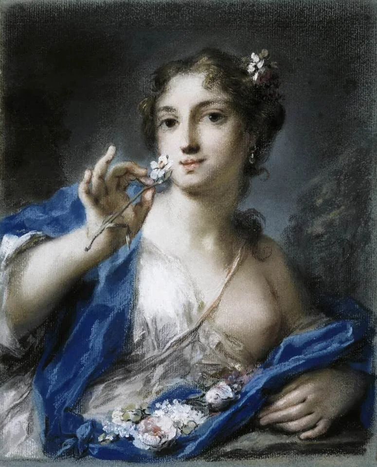 Spring, by Rosalba Carriera, unspecified, 1725