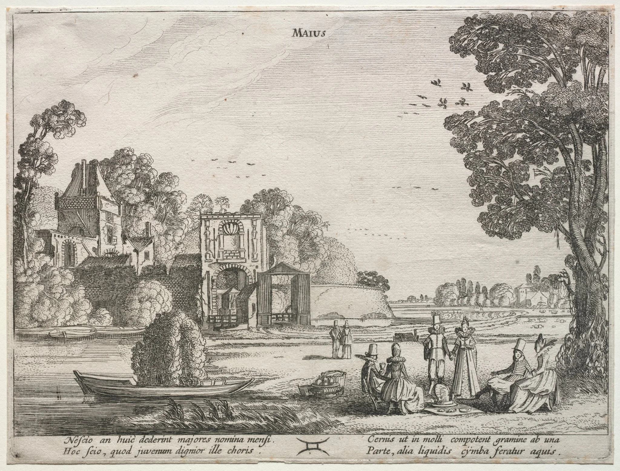 The Twelve Months: May, by Jan van de Velde, 1613