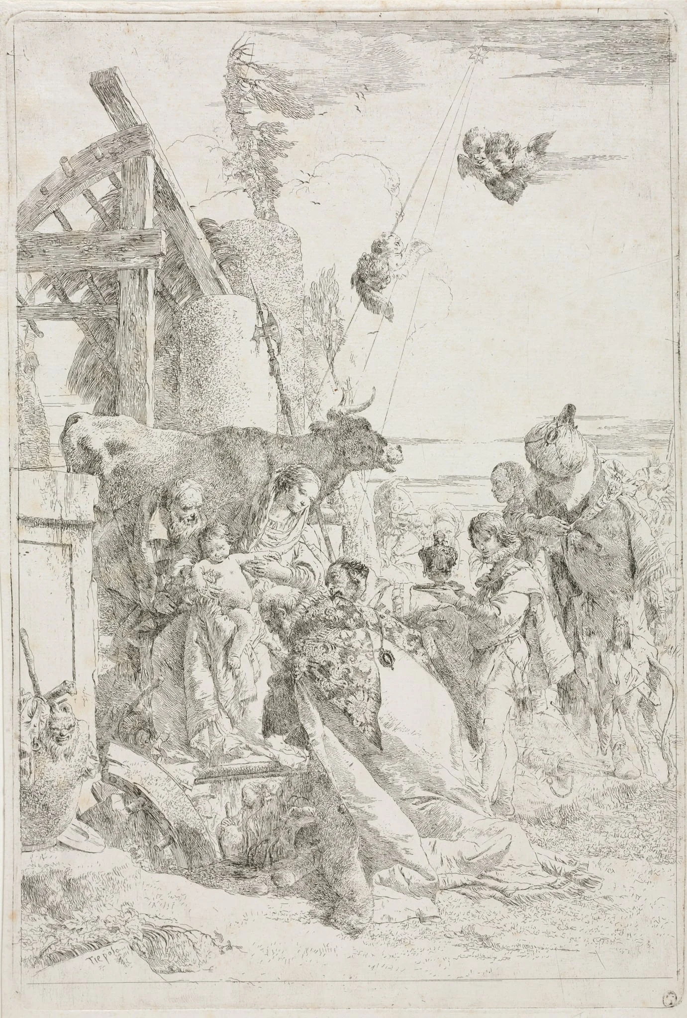 Adoration of the Magi, by Giovanni Battista Tiepolo, 1740