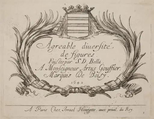 Title Page for "Agreable diversite de figures"