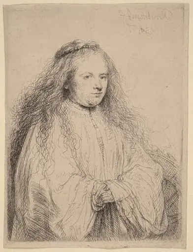 The Little Jewish Bride (Saskia as Saint Catherine)