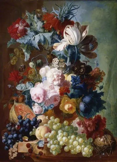 Flowers and fruit