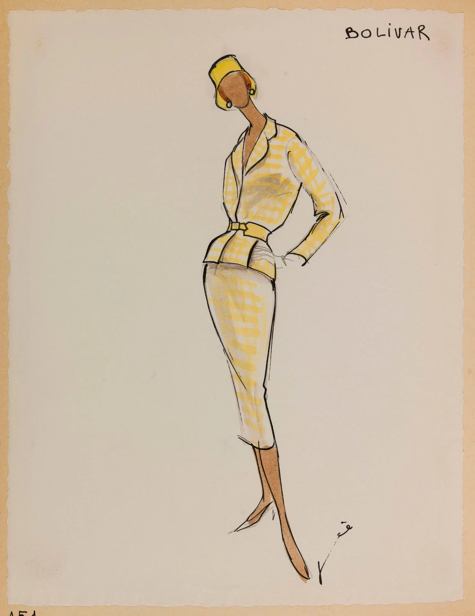 Bolivar, by Marie-Louise Carven, 1956