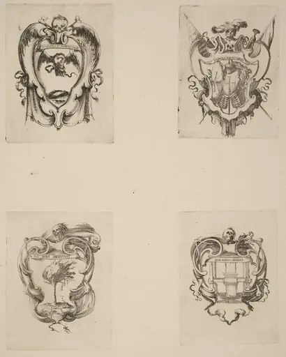 Four Emblems for the Funeral of Prince Francesco de Medici