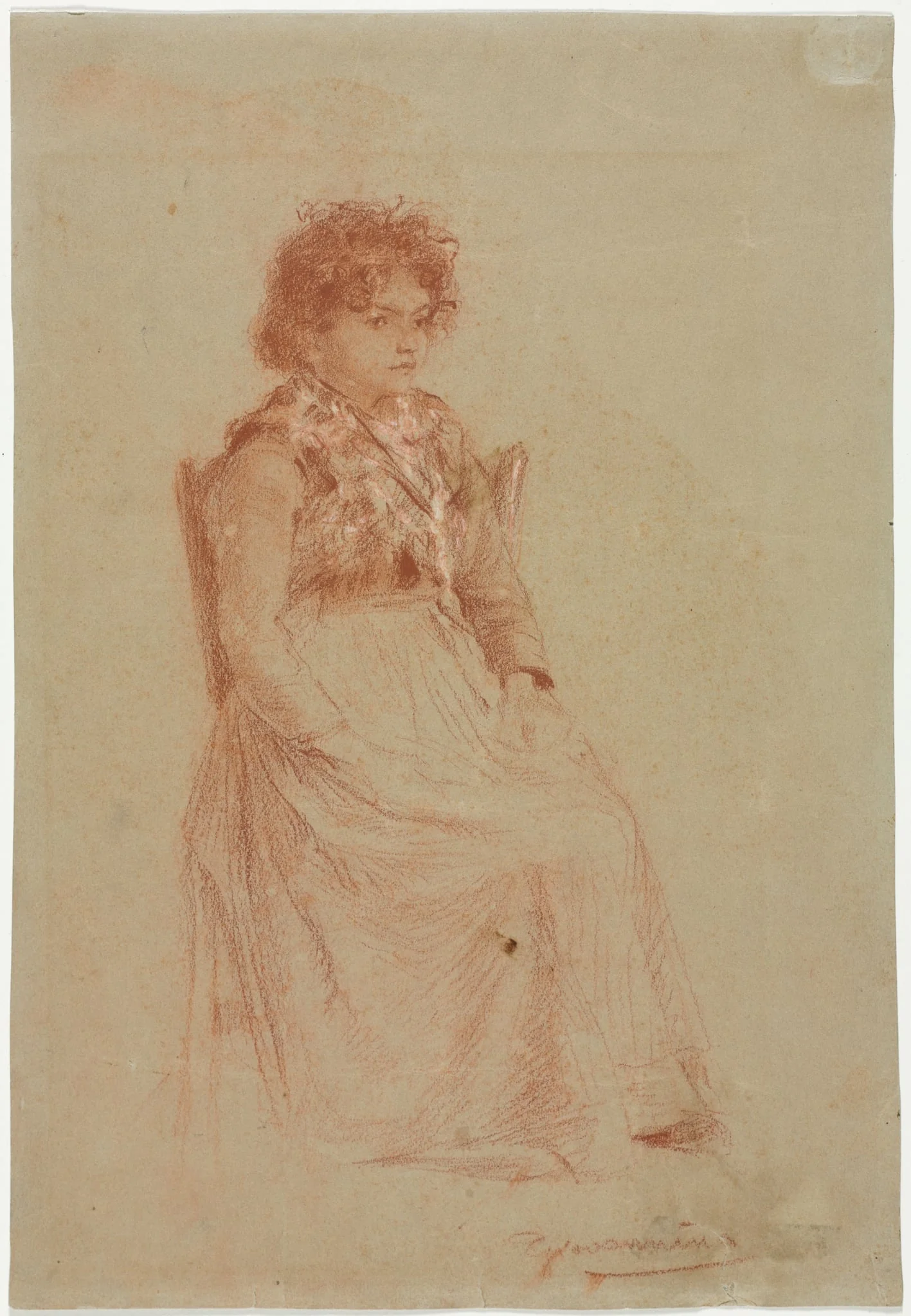 Peasant Woman, by Friedrich Gauermann, 1844