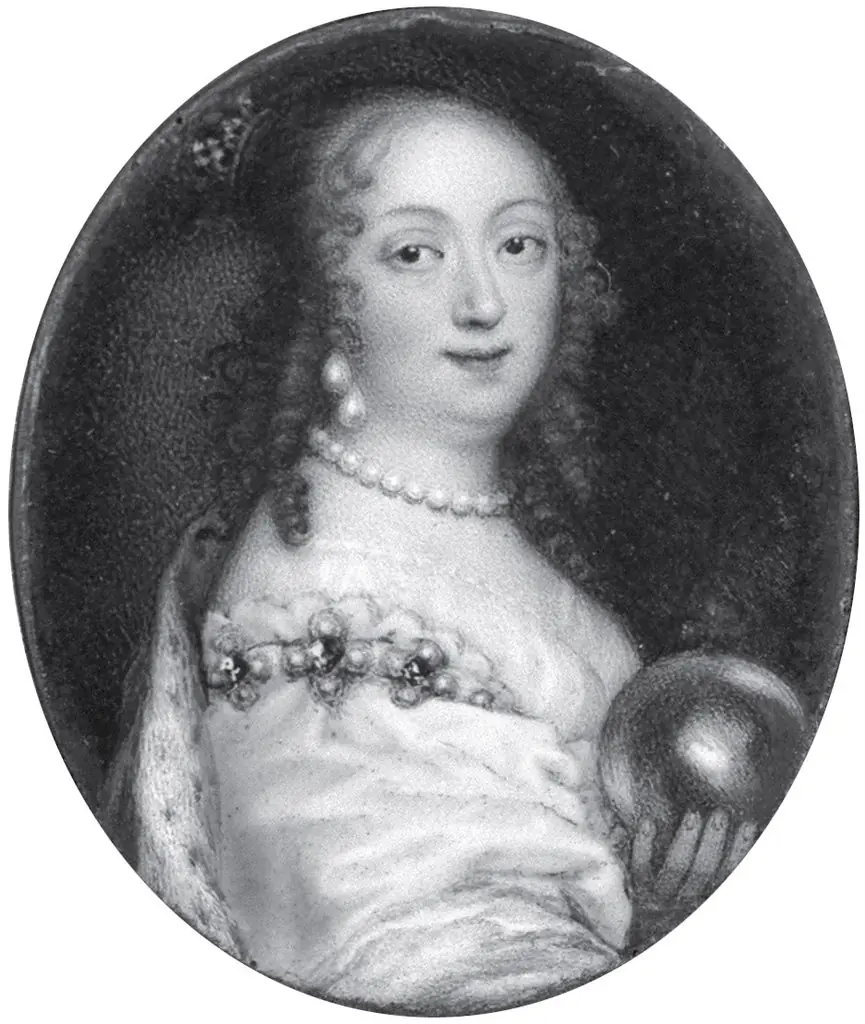 Miniature of Marie Louise Gonzaga