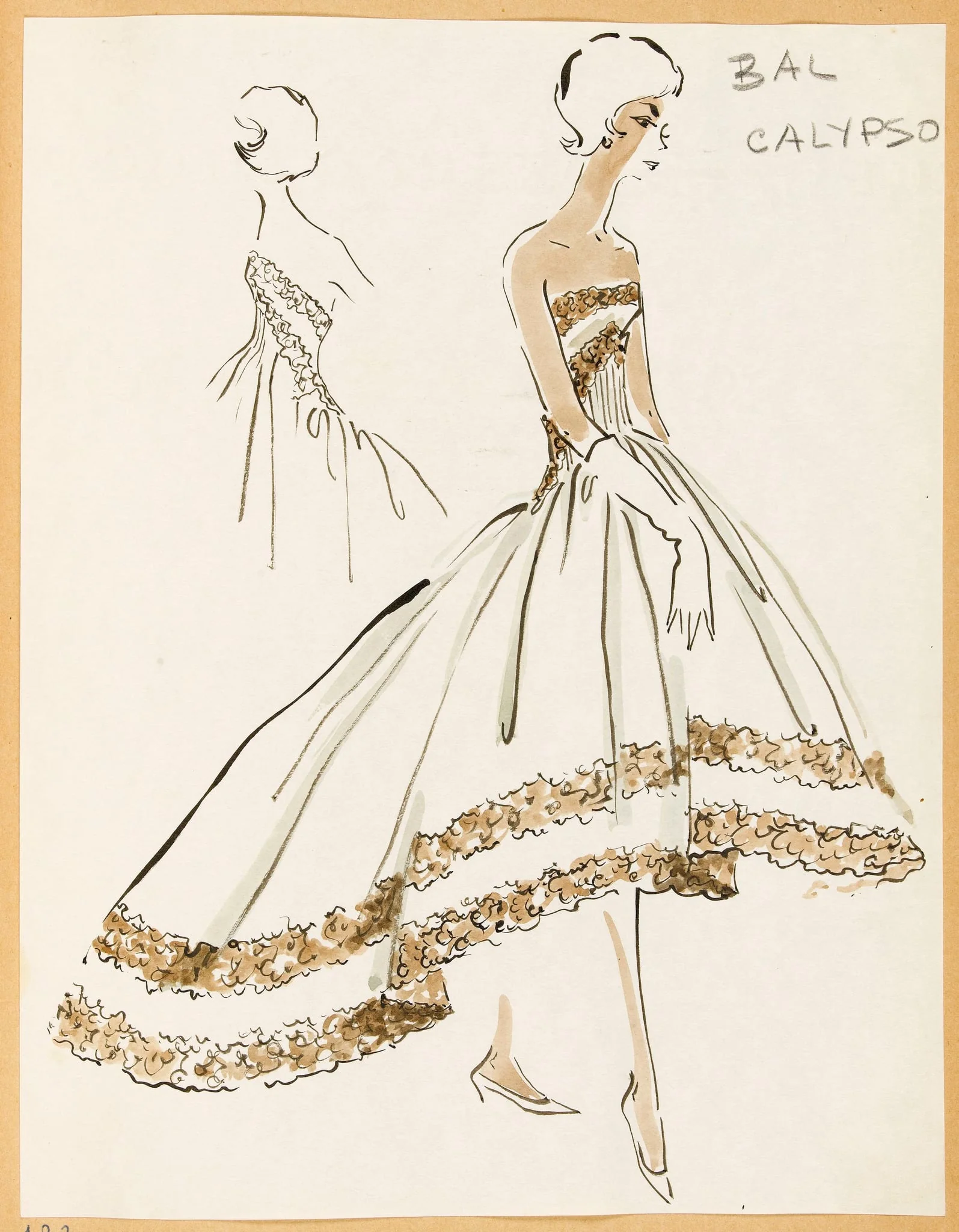 Bal calypso, by Marie-Louise Carven, 1957