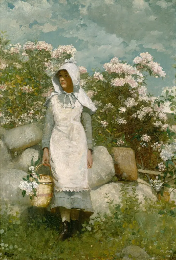 Girl and Laurel